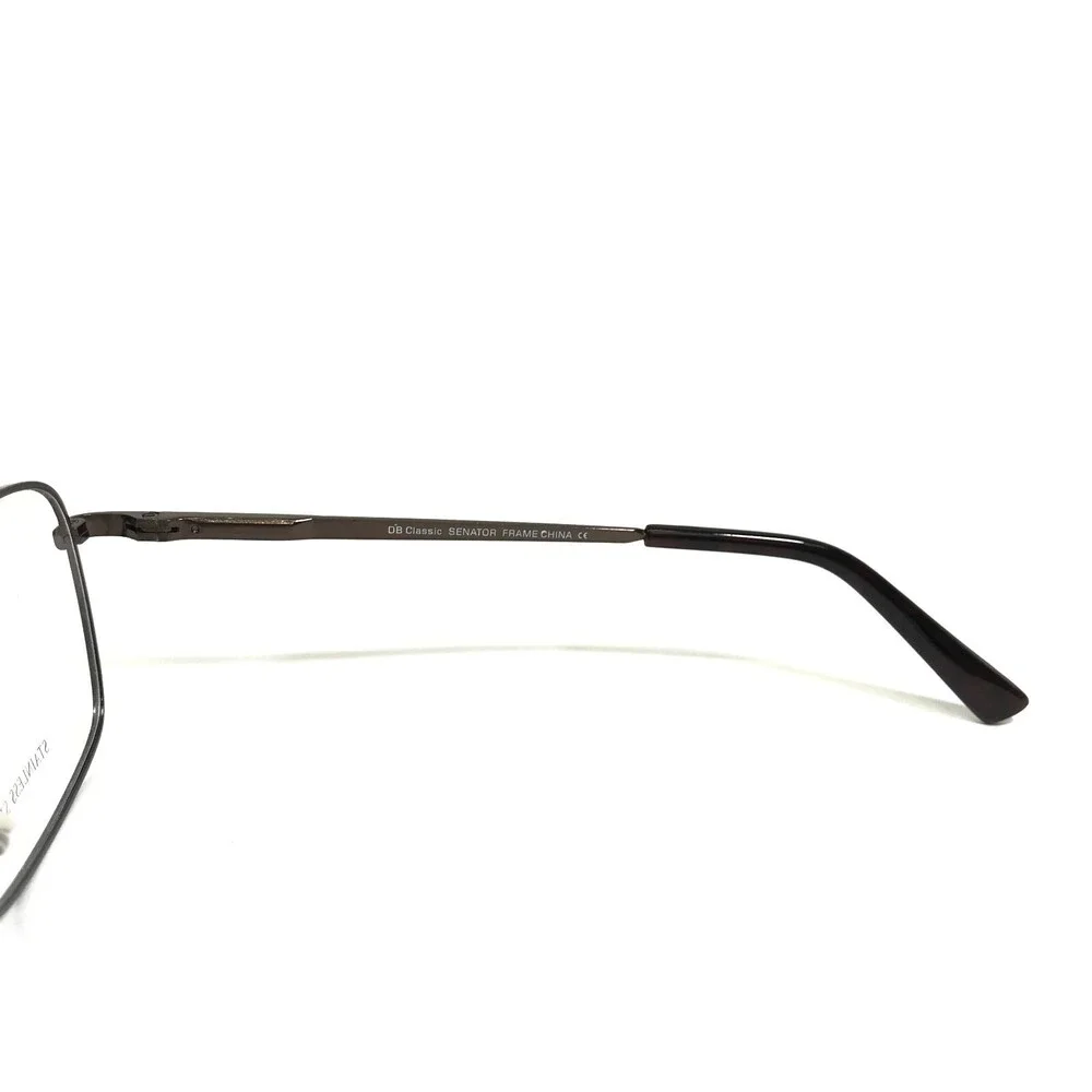 DB Classics Eyeglasses Frames SENATOR ANT. BROWN Square Full Rim 60-19-150
